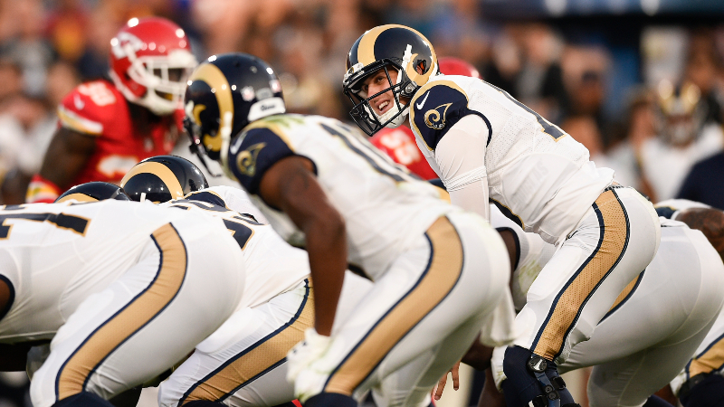 Los Angeles Rams quarterback Jared Goff
