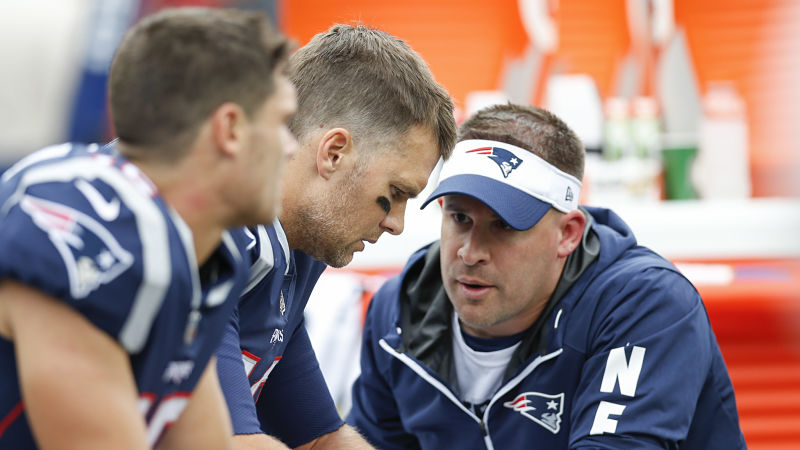 New England Patriots offensive coordinator Josh McDaniels