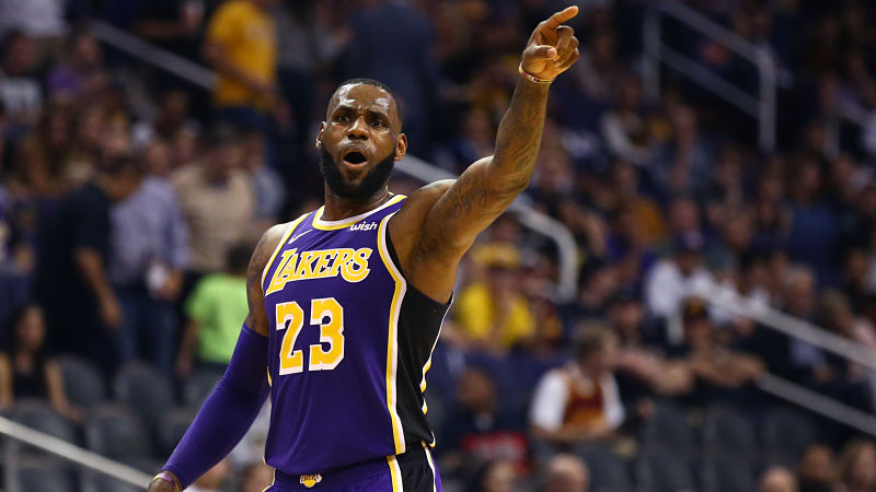 Los Angeles Lakers forward LeBron James