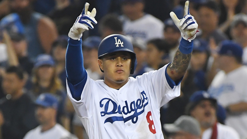 Dodgers shortstop Manny Machado