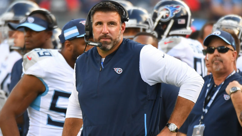 Tennessee Titans head coach Mike Vrabel