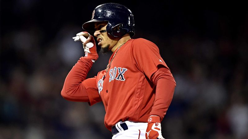 Boston Red Sox outfielder Mookie Betts