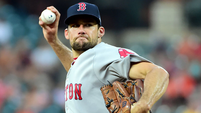 Boston Red Sox pitcher Nathan Eovaldi