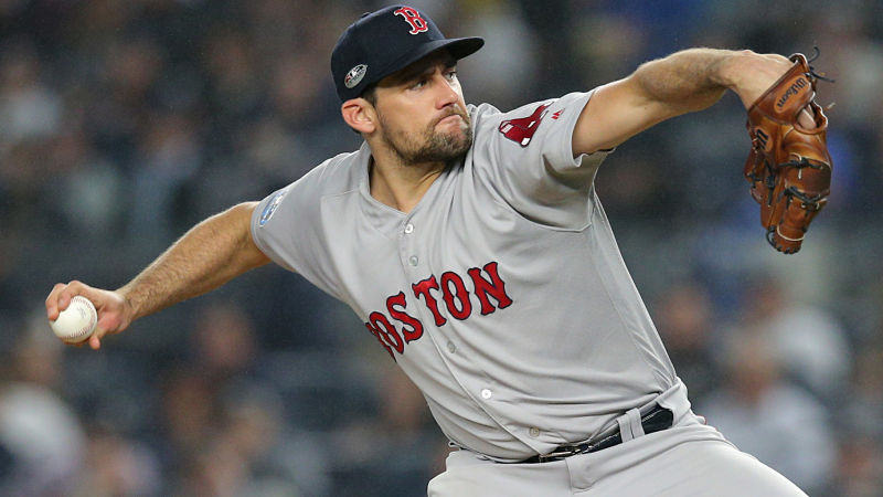 MLB pitcher Nathan Eovaldi