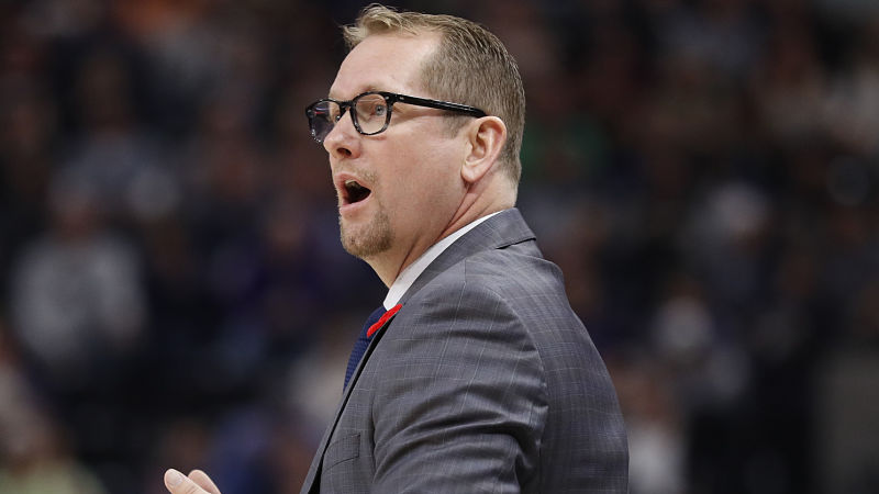 Toronto Raptors head coach Nick Nurse