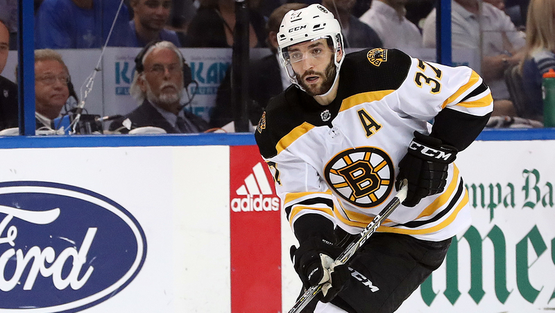 Boston Bruins Center Patrice Bergeron