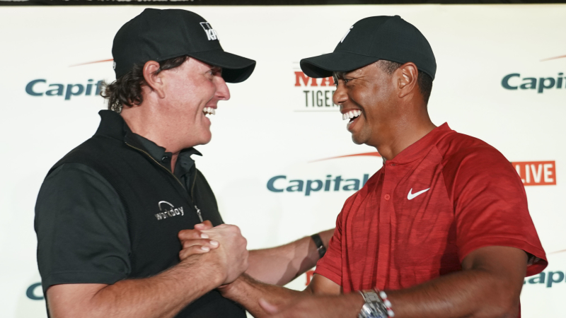 Phil Mickelson, Tiger Woods