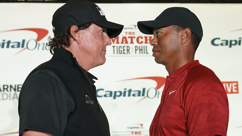 Phil Mickelson, Tiger Woods