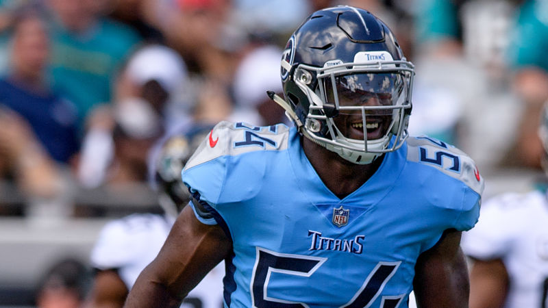 Tennessee Titans linebacker Rashaan Evans