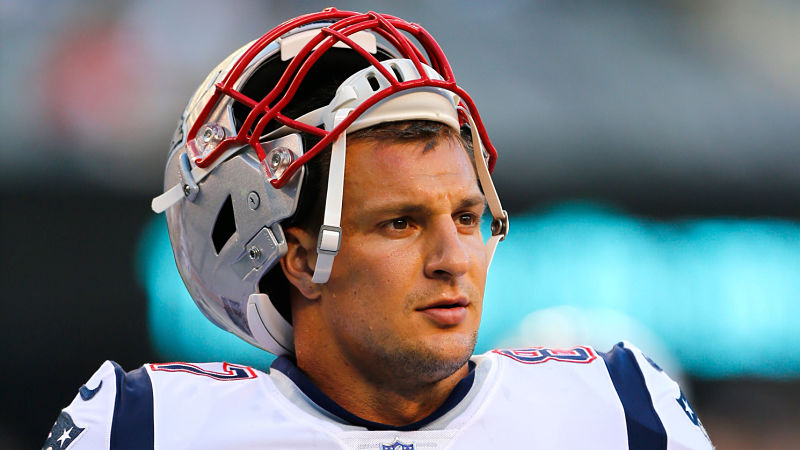 New England Patriots tight end Rob Gronkowski