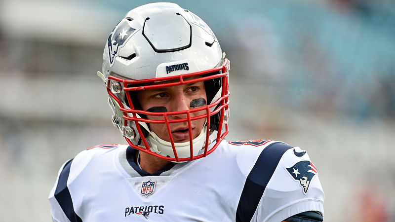 New England Patriots tight end Rob Gronkowski