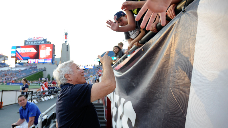 New England Revolution owner Robert Kraft