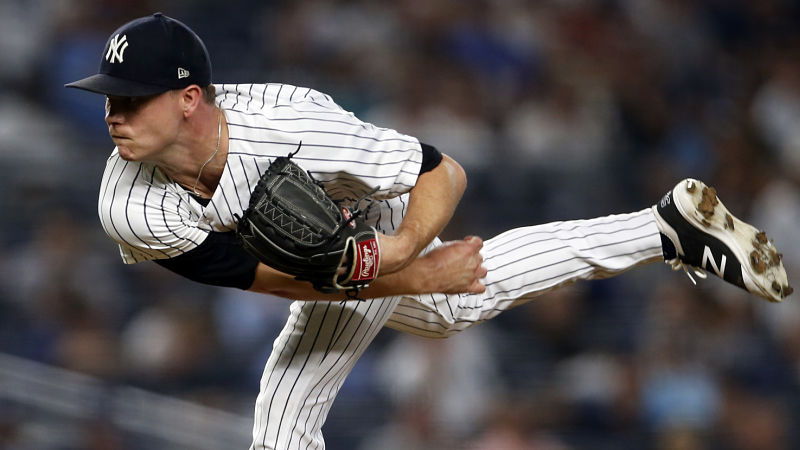 New York Yankees pitcher Sonny Gray