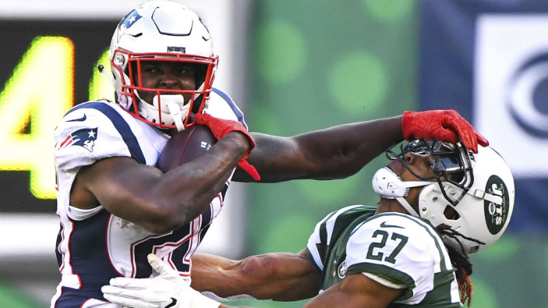 New England Patriots running back Sony Michel