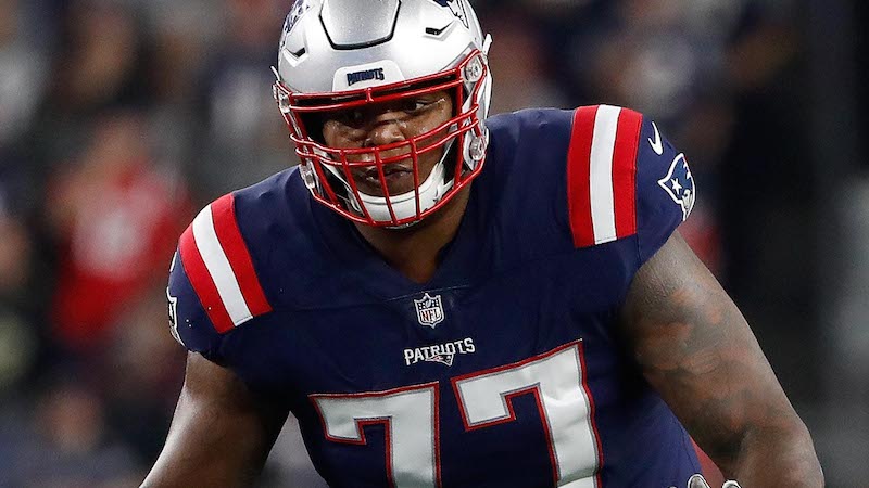 Patriots left tackle Trent Brown