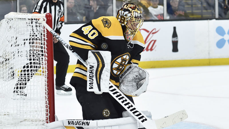 Boston Bruins goalie Tuukka Rask