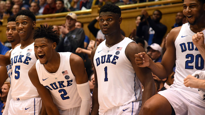 Duke forward Zion Williamson