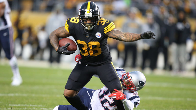 Steelers running back Jaylen Samuels