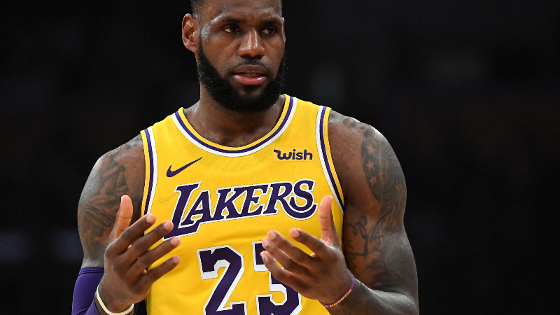 Los Angeles Lakers forward LeBron James