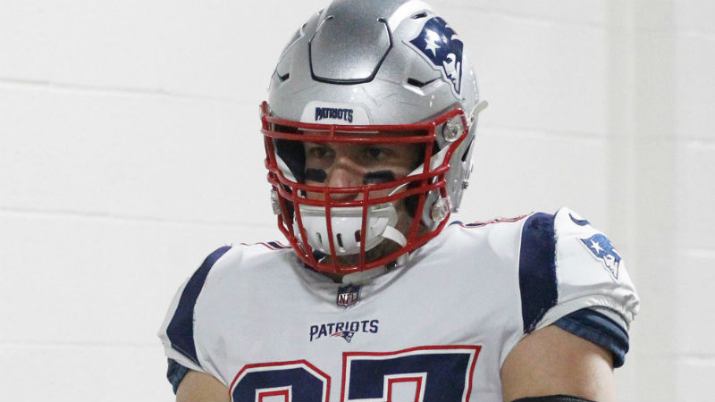 Retired New England Patriots tight end Rob Gronkowski