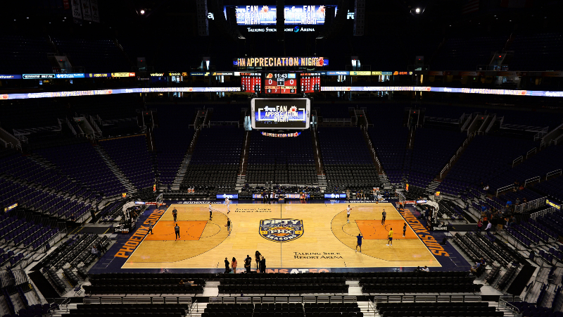 General view of Talking Stick Resort Arena