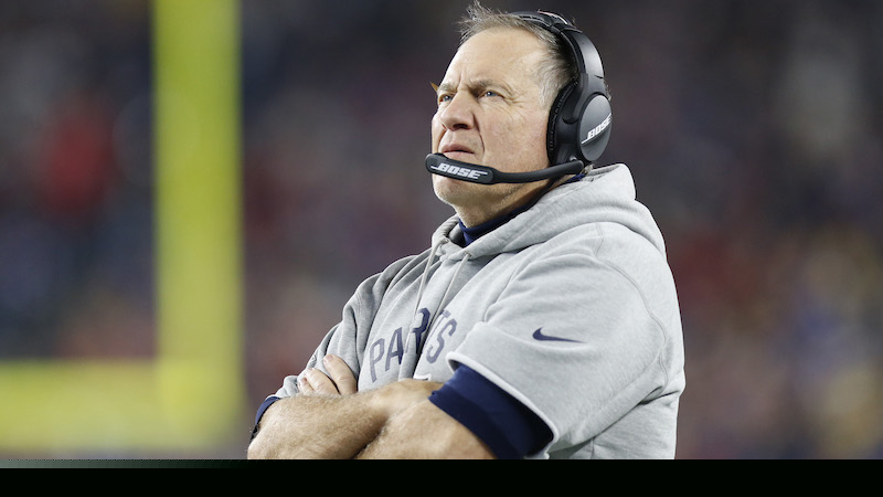 New England Patriots head coach Bill Belichick