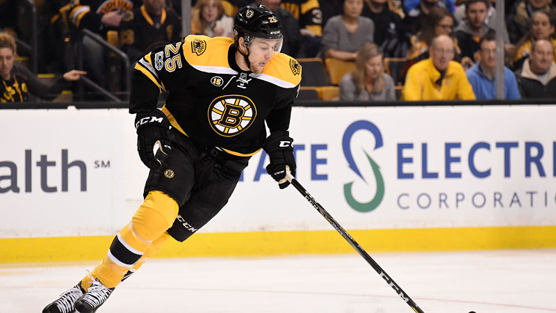 Boston Bruins defenseman Brandon Carlo