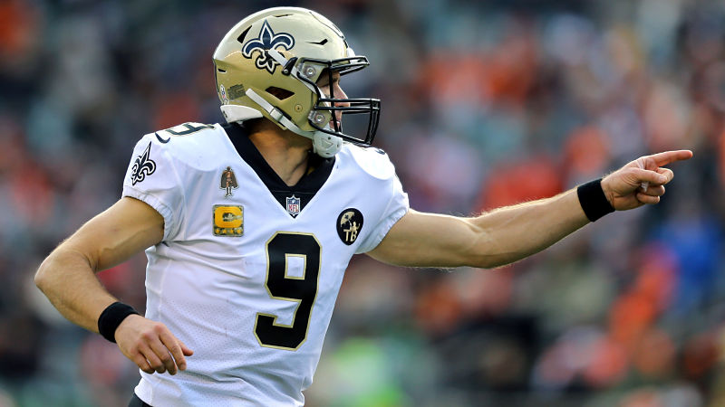 New Orleans Saints quarterback Drew Brees