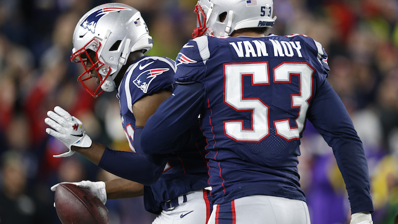 Patriots safety Duron Harmon, linebacker Kyle Van Noy