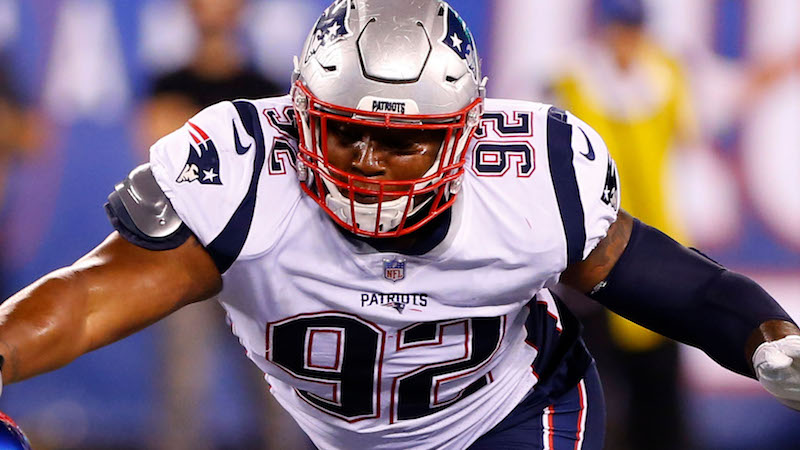 Patriots defensive tackle Frank Herron