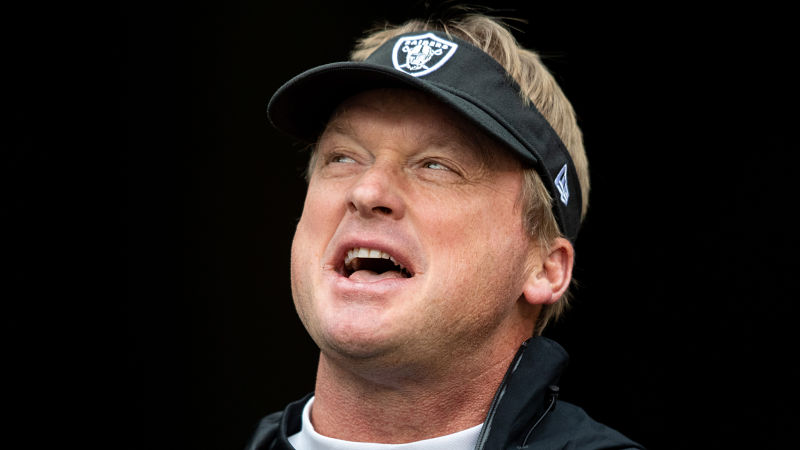 Oakland Raiders head coach Jon Gruden