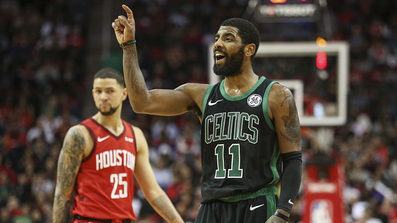 Boston Celtics guard Kyrie Irving