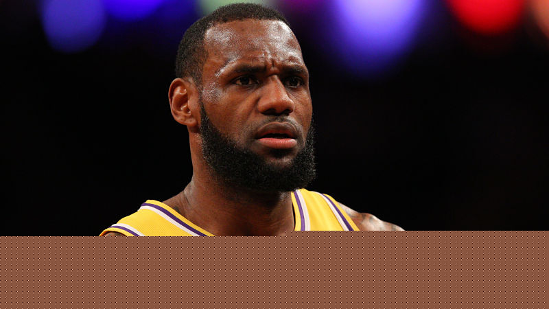 Los Angeles Lakers forward LeBron James