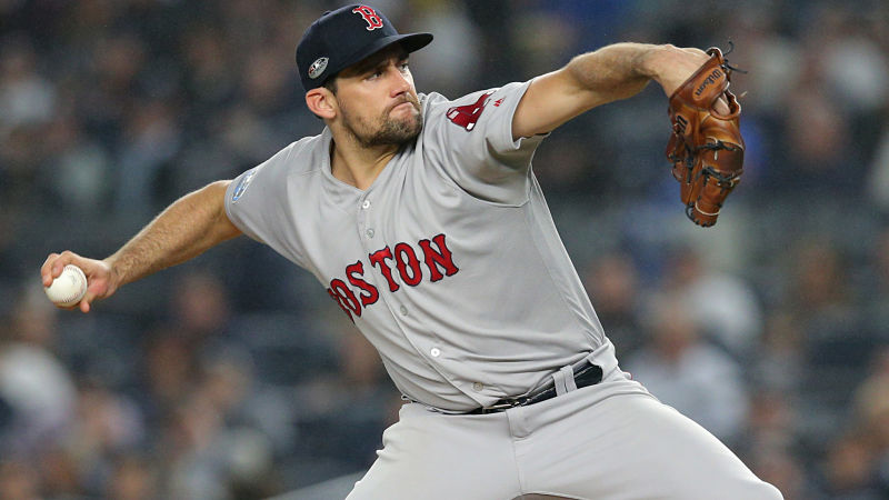 MLB pitcher Nathan Eovaldi