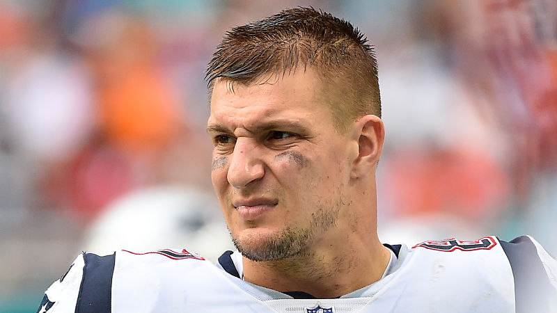 New England Patriots tight end Rob Gronkowski