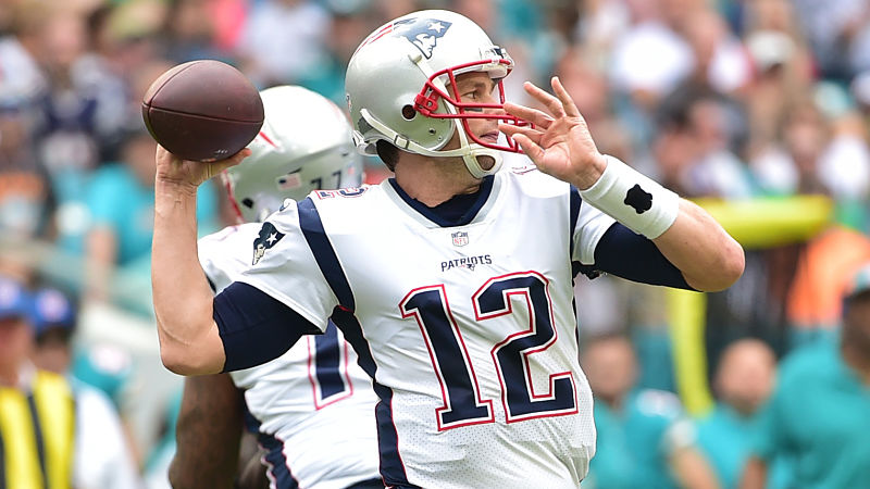 New England Patriots quarterback Tom Brady