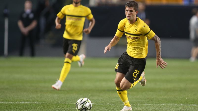 Borussia Dortmund midfielder Christian Pulisic