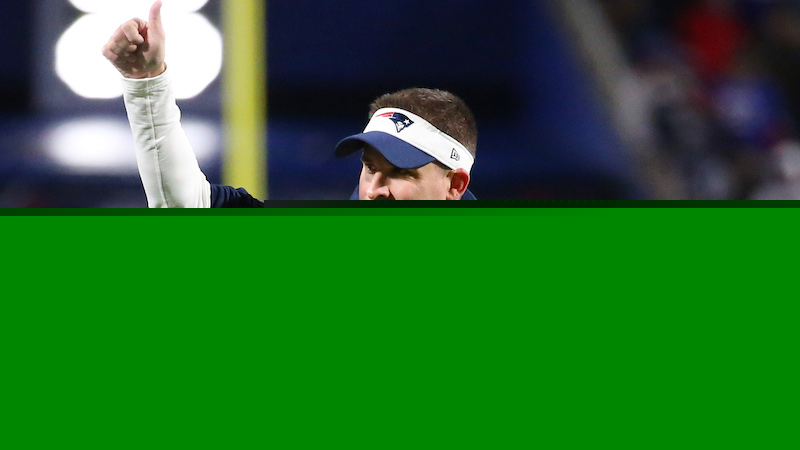 New England Patriots offensive coordinator Josh McDaniels