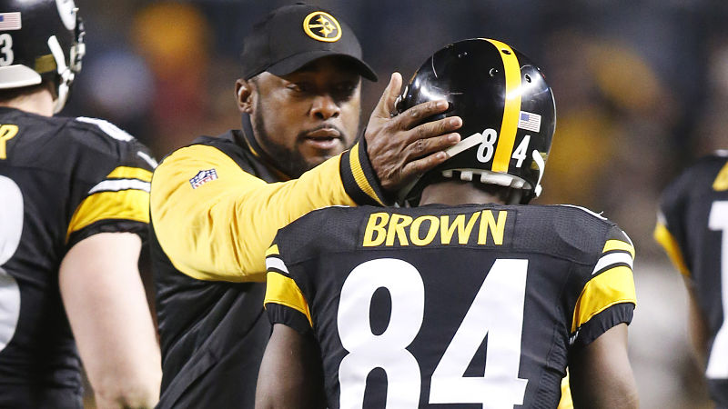 Mike Tomlin, Antonio Brown