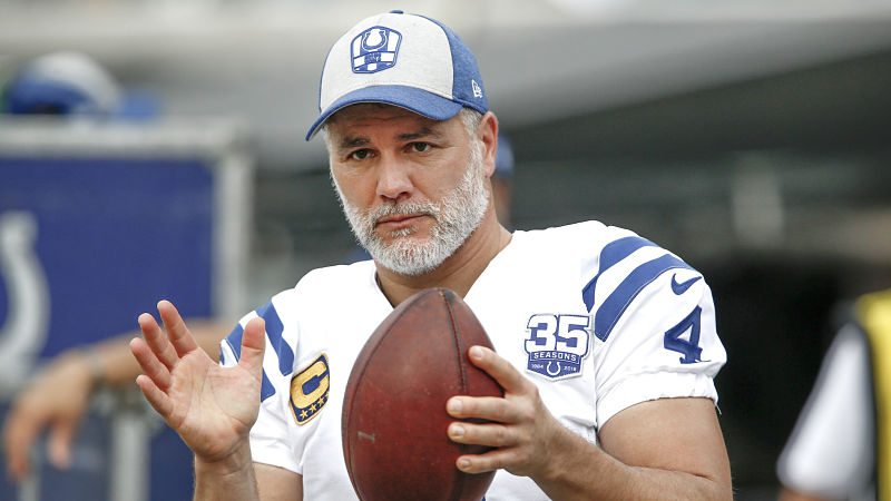 Indianapolis Colts kicker Adam Vinatieri