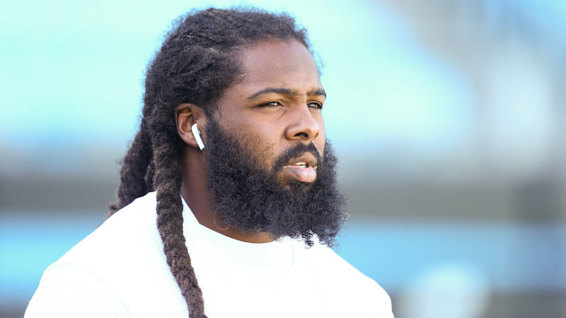 New England Patriots defensive end Adrian Clayborn
