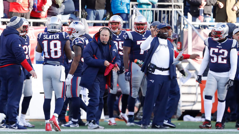 Patriots head coach Bill Belichick