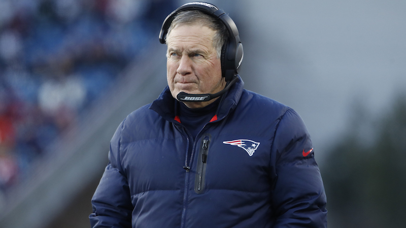 Patriots head coach Bill Belichick