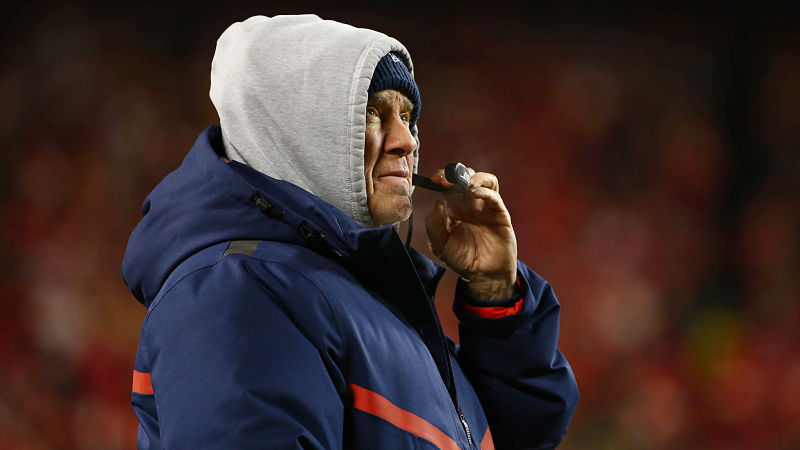 New England Patriots head coach Bill Belichick