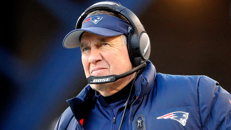 New England Patriots head coach Bill Belichick