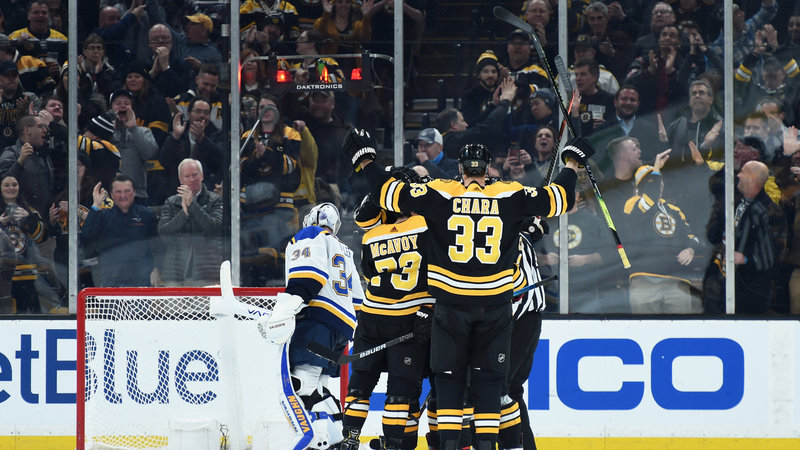 Boston Bruins Vs. St. Louis Blues