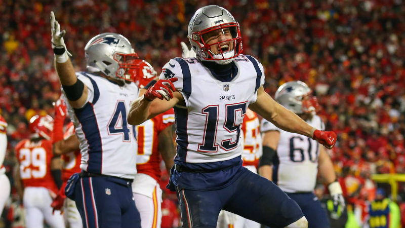 New England Patriots wide receiver Chris Hogan