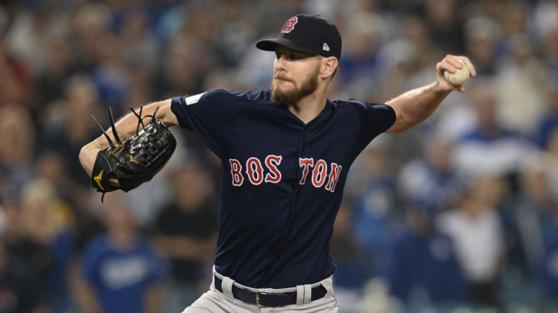 Boston Red Sox pitcher Chris Sale