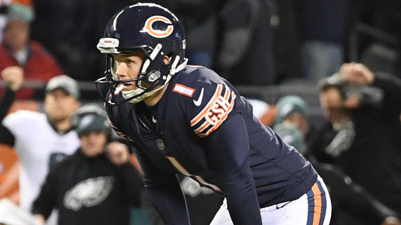 Chicago Bears kicker Cody Parkey