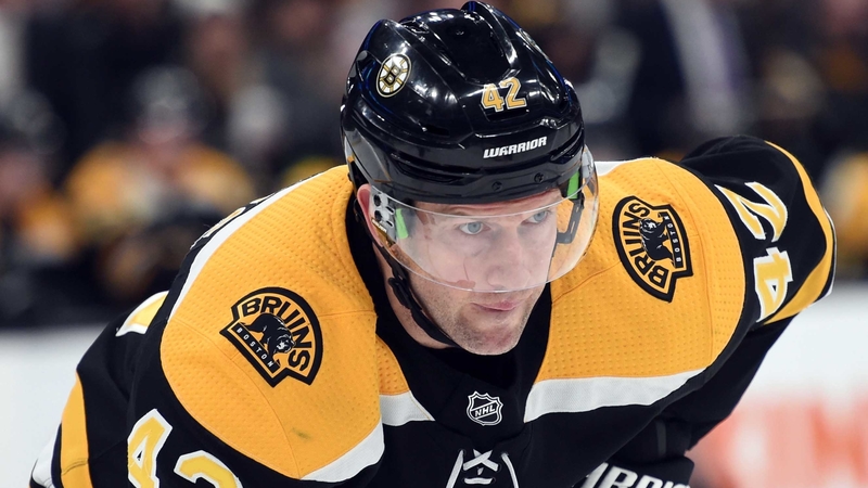 Boston Bruins Winger David Backes